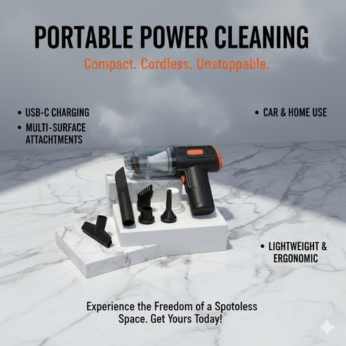 Portable Wireless Vacuum Cleaner