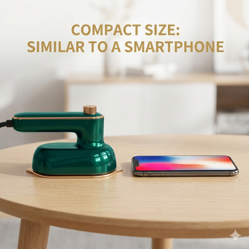 Portable Mini Steam Iron & Steamer